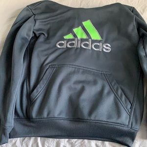 Grey adidas hoodie